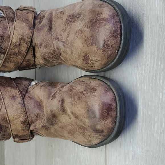 Roxy Womens Storm II Fur Aztec boho Hobo boots shoes sz 8 - Picture 4 of 12